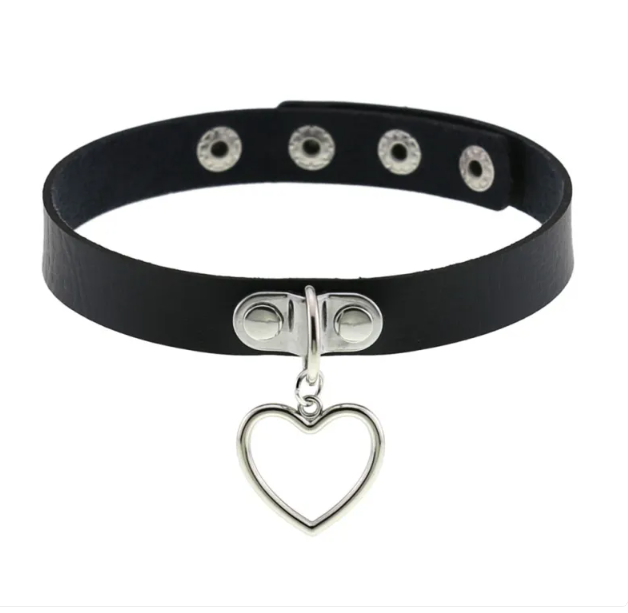 Personalized Punk Leather Collar Necklace Simple And Fashionable