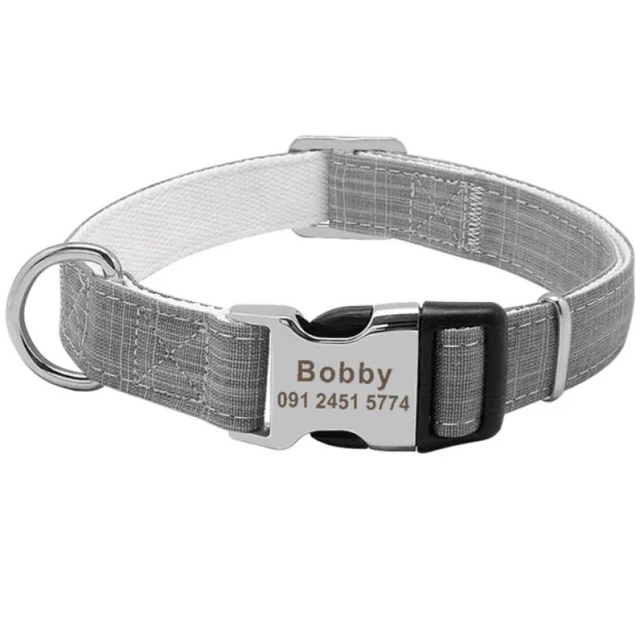 Custom Engraved Anti-Lost Dog Collar Tag