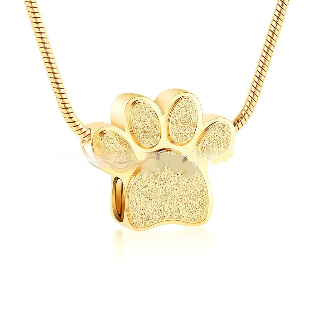 Paw Print Pendant Necklace for Pet Lovers