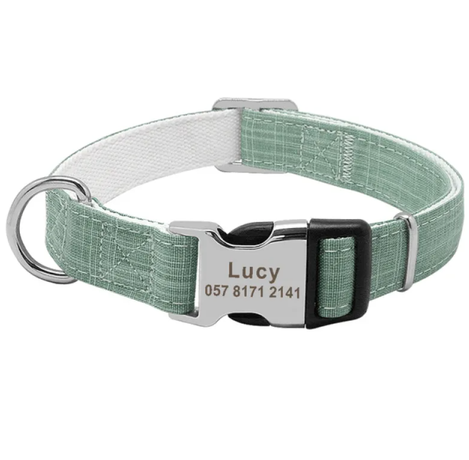 Custom Engraved Anti-Lost Dog Collar Tag