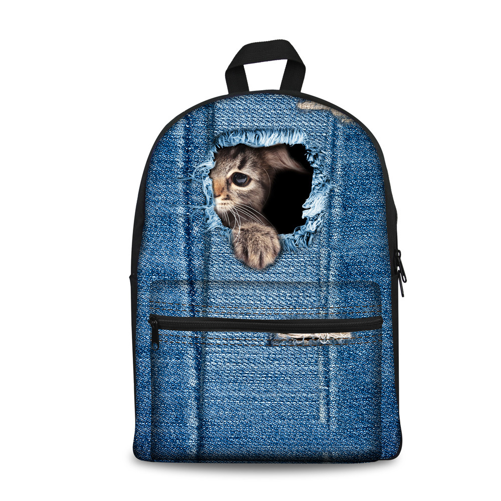 Custom Pet Photo Backpack for Students