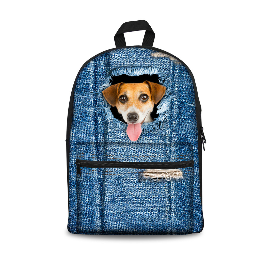 Custom Pet Photo Backpack for Students