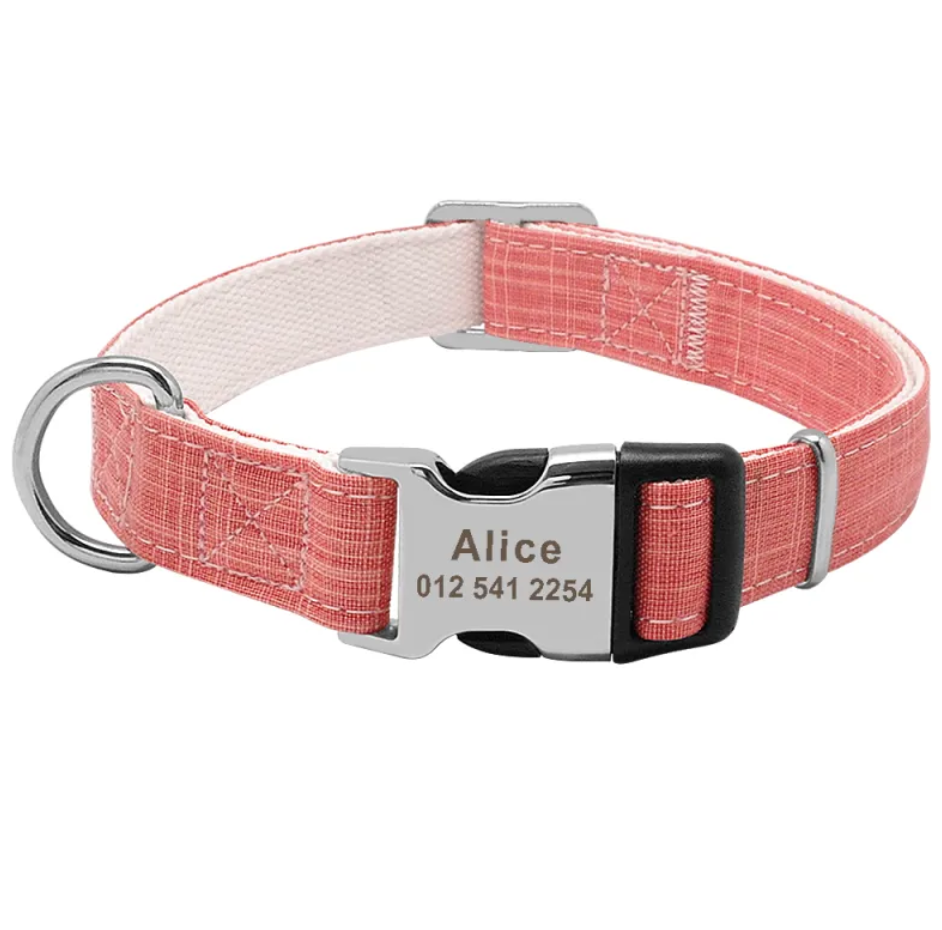 Custom Engraved Anti-Lost Dog Collar Tag