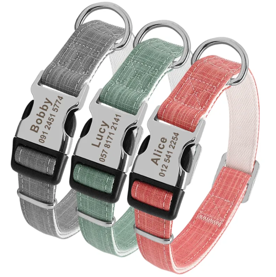 Custom Engraved Anti-Lost Dog Collar Tag
