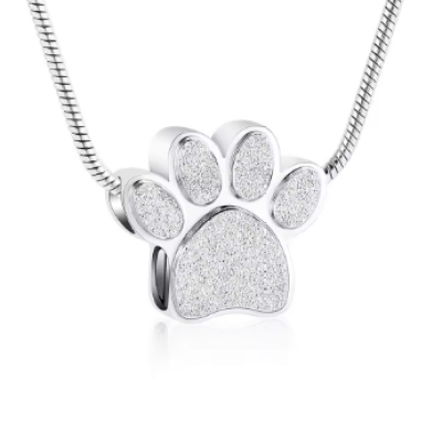 Paw Print Pendant Necklace for Pet Lovers