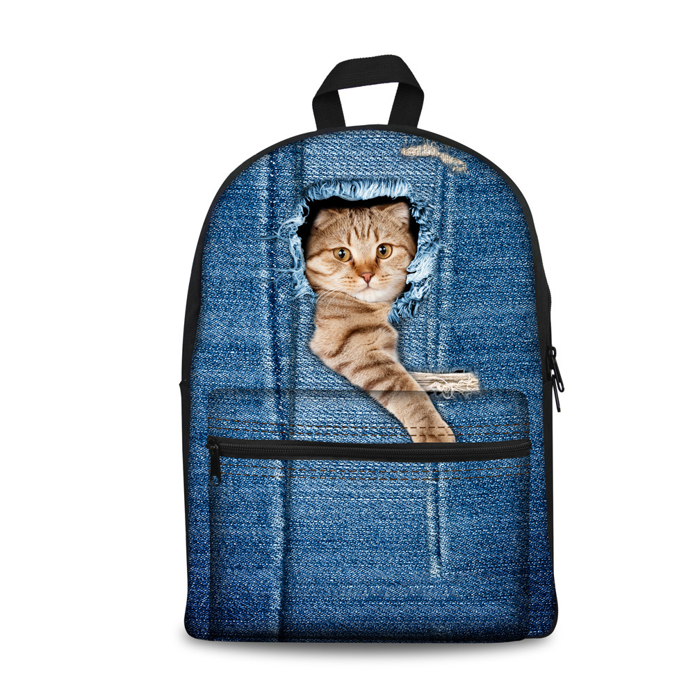 Custom Pet Photo Backpack for Students
