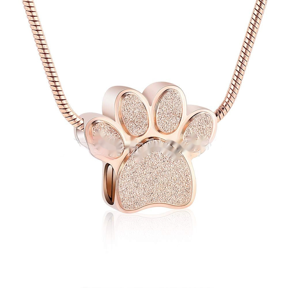 Paw Print Pendant Necklace for Pet Lovers